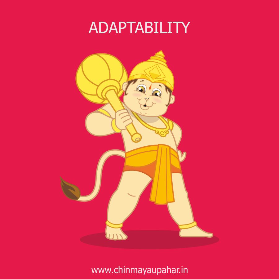 Hanuman's ability to adapt