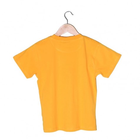 Kids T-shirt - Ganesha with Shivaling in Yellow