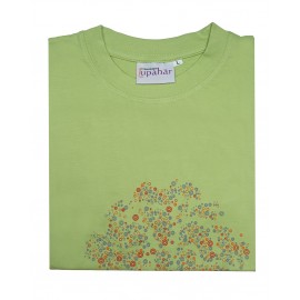 T-shirt - Life Is An Art in Pre Green