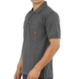T-shirt - Polo in Marine Chine