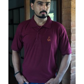 T-shirt - Polo in Maroon