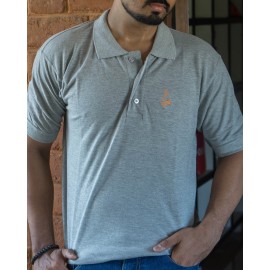 T-shirt - Polo in Grey