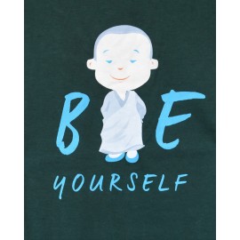 T-shirt - Be Yourself in Dark Green
