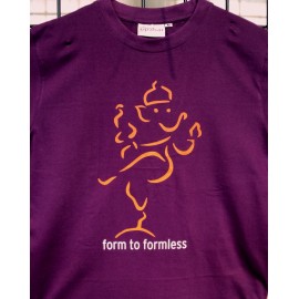 T-shirt - Form to Formless in Prune