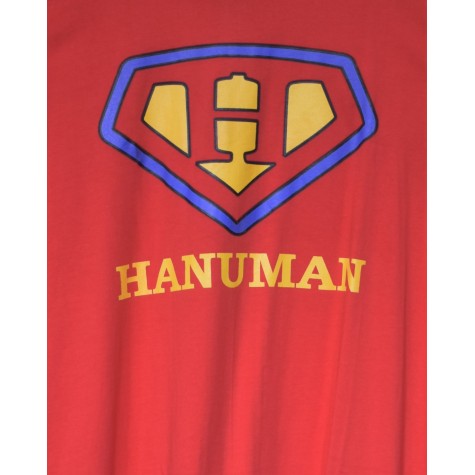 T-shirt - Super Hanuman Logo in Red