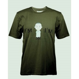 T-shirt - I Am What I Am in Olive