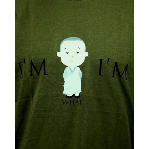 T-shirt - I Am What I Am in Olive