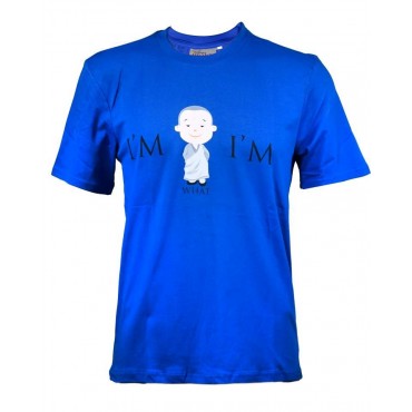 T-shirt - I Am What I Am in Blue