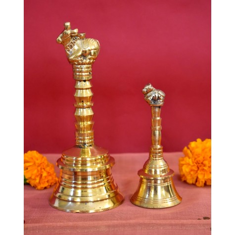 Puja Bell with Nandi: Small