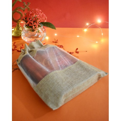Book Cover: Jute With Window (9"X10")