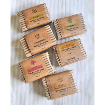 Handmade Soap, 100% Natural and Organic, made by Rural Women - 100 gms