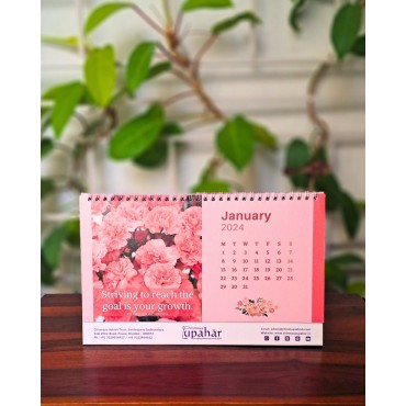 Calendar 2024 - Flowers with Quotes