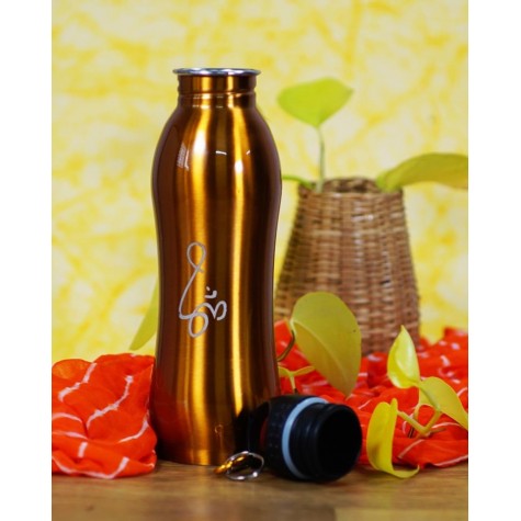 Curvy Steel Water Bottle