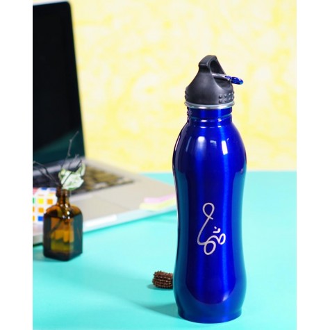 Curvy Steel Water Bottle