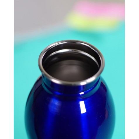 Curvy Steel Water Bottle