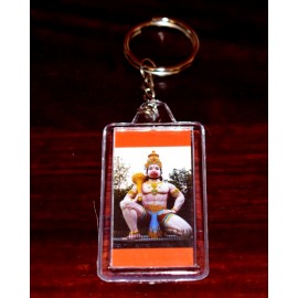 Keychain: Acrylic With Picture - Sidhbari Hanuman