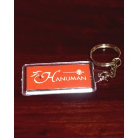 Keychain: Acrylic With Picture - Sidhbari Hanuman