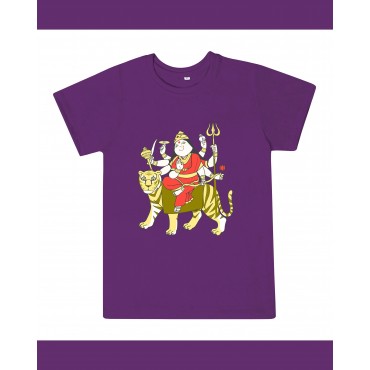 T-Shirt: Kids - Durga in Purple