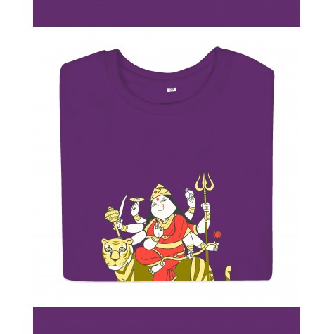 T-Shirt: Kids - Durga in Purple