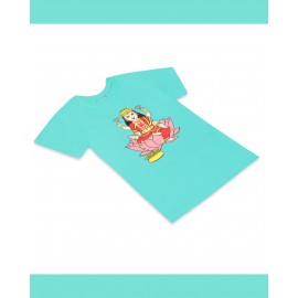 T-Shirt: Kids - Lakshmi in Turquoise