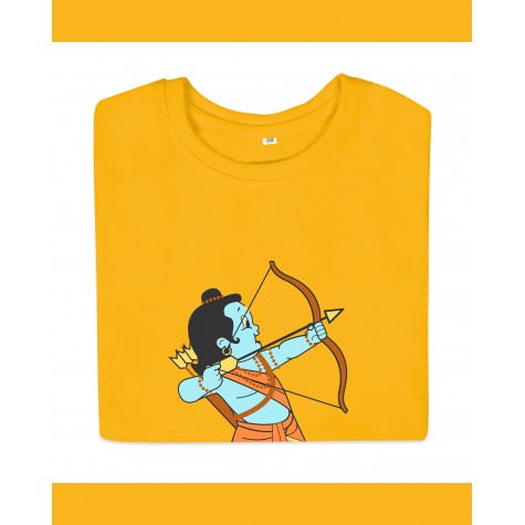 T-Shirt: Kids - Rama with Bow in Yellow