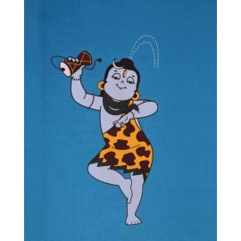 Kids T-shirt - Dancing Shiva in Royal Blue