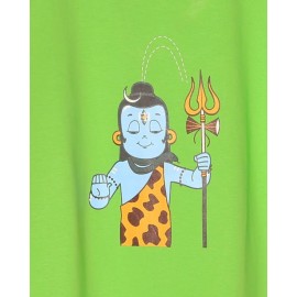Kids T-shirt - Standing Shiva in Pre Green