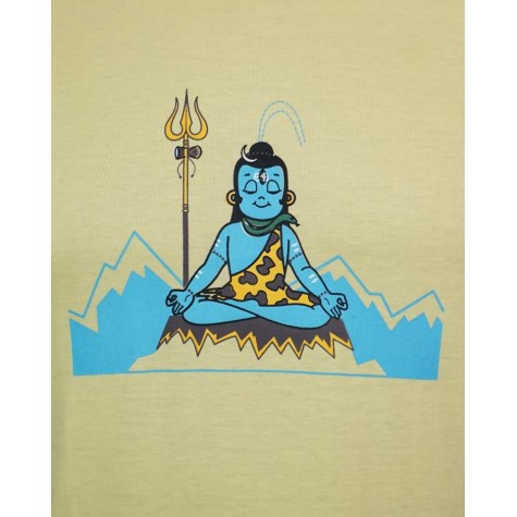 Kids T-shirt - Meditation Shiva in Cream