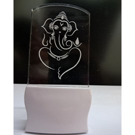 Night Light - Ganesha Engraved, Plug-in