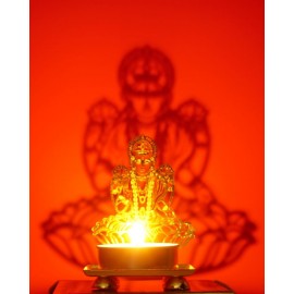 Lakshmi Shadow Tea Light Candle Holder