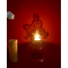 Durga Shadow Tea Light Candle Holder
