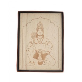 Wooden Plaque - Lord Hanuman