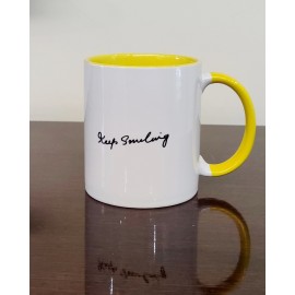 Ceramic Mug: Big (11oz) - Keep Smiling