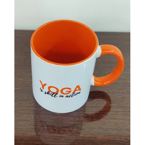 Ceramic Mug: Big (11oz) - Yoga