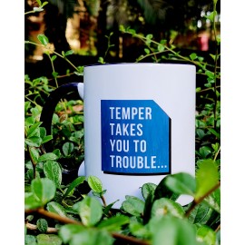 Ceramic Mug: Big (11oz) - Anger takes you to...