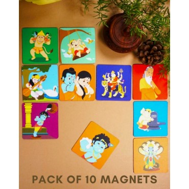 Pack: Magnet Square - Little Gods (Pack of 10)