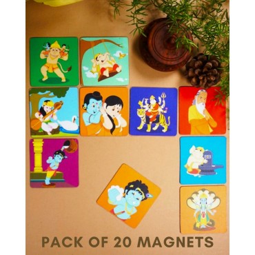 Pack: Magnet Square - Little Gods (Pack of 20)