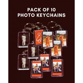 Pack: Keychains with Pictures (Pack of 10)