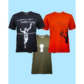 Pack: Aduts T-shirts - Set of 3 (TGOD1,TGBK2,TGOL2)